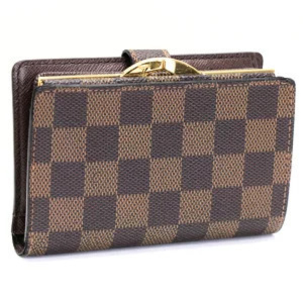 Louis Vuitton Portefeuille Damier Viennois coin Brown